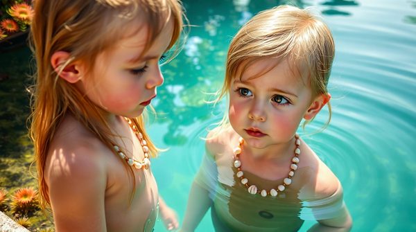 Kit coda da sirena rosa: trasforma il tuo bambino in sirena!